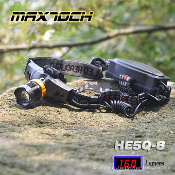 Maxtoch HE5Q-8 Flashtorch Cree Q5 ajustable Cree LED linterna